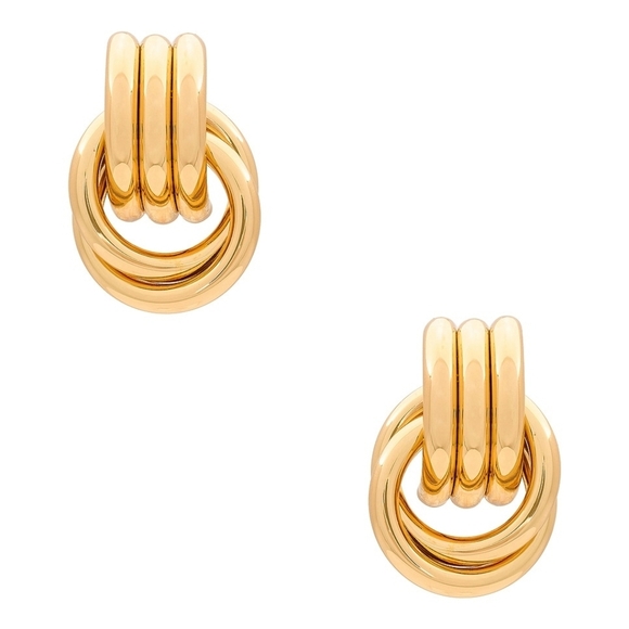 Nwt Non Tarnish knot earrings Heaven Mayhem Inspired - Picture 1 of 8